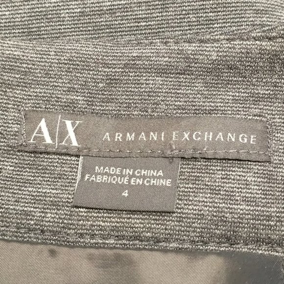 ARMANI Exchange Gray Mini Skirt Size 4 - Picture 3 of 4